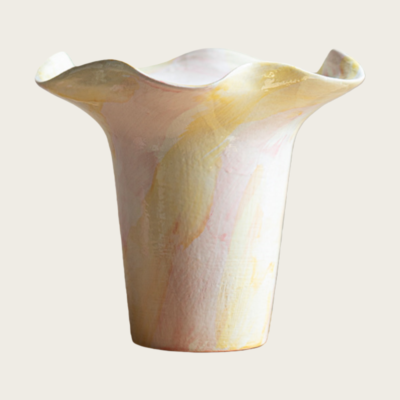 New Chinese Style Ceramic Desktop Planter, Gradient Color