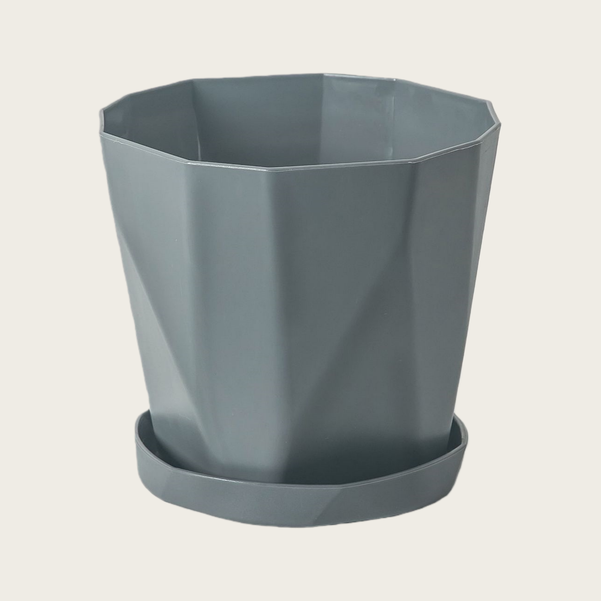 Nordic Minimalist Plastic Planter, Large Desktop & Floor Pot