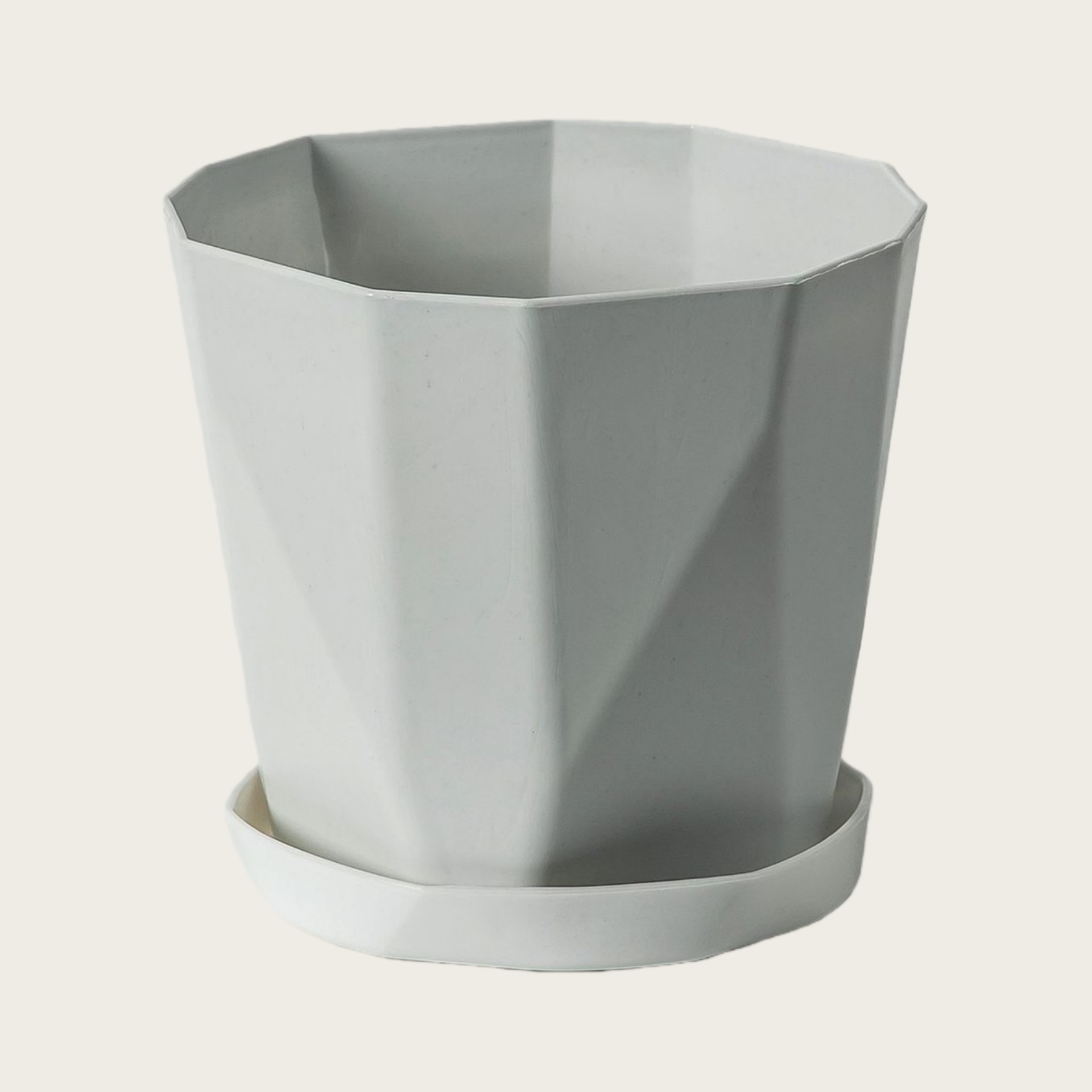 Nordic Minimalist Plastic Planter, Large Desktop & Floor Pot