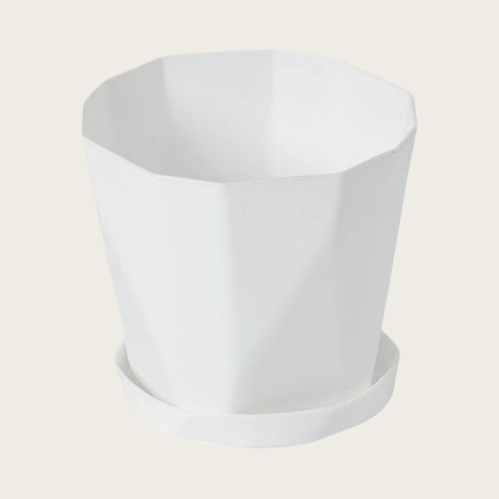 Nordic Minimalist Plastic Planter, Large Desktop & Floor Pot
