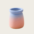 Cartoon Style Mini Coarse Ceramic Succulent Planter, Gradient Color