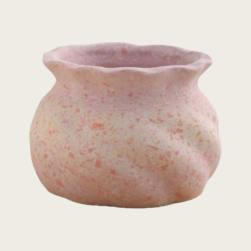 Cartoon Style Coarse Ceramic Succulent Planter, Gradient Color